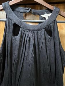 Black &amp; White Ombre Maxi Dress