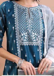 New Art Silk Suit Set From Myntra