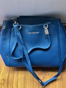 Lino Perros Blue Satchel Bag