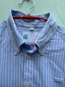 premium Striped Blue Shirt