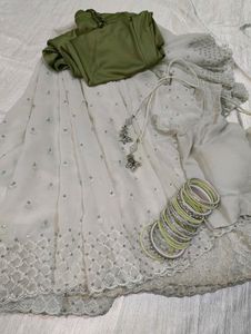 🪔Diwali New Designer Chiffon Saree - Fullset✨