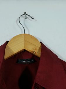 Red Cotton Shirt(women&#39;s)