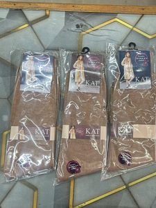 3 Pairs Women Woolen Warm Socks Long