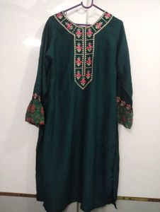 Beautiful Embroidered Sharara Three Piece Set