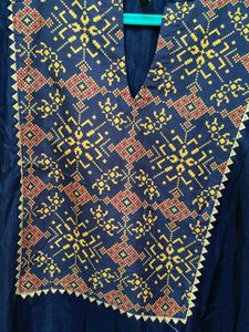 Elegant Navy Blue Kurta