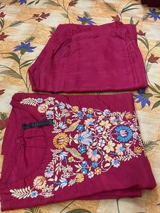 Embroidered Kurta Set