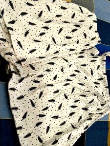 Cute Printed Pajama Set