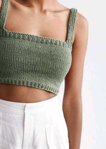 Combofree DELIVERY Crochet Knit Crop Top