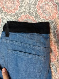 Two Tone Denim Pants