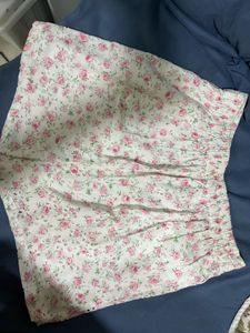 Floral Print Skort
