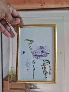 Gold Accent Photo Frame