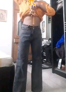 Greyish Black High waist Jeans