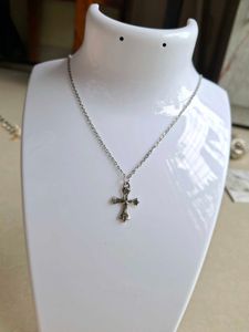 Cross Necklace &amp; Earring Set