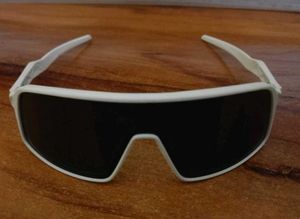 White Frame Sport Sunglasses