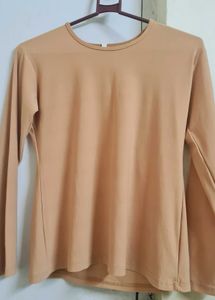 Stretchable skin Color Tshirt top