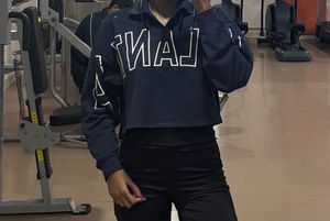 Navy H&amp;M Graphic Sweatshirt