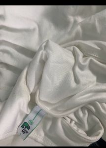 White Ruched Bodycon Dress