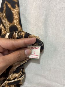 y2k leopard print bralette top for women