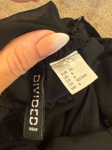 H&amp;M Black Off-Shoulder Dress, S