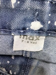 Max Blue Printed Jeans (Boys)