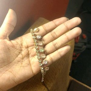 GlamStone Crystal Choker Combo – Set of 2
