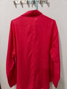 Only Pink Shirt With Heart Embroidery