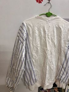 Stylish Striped Sleeve Top