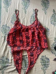 Cute Patterned Crop Top