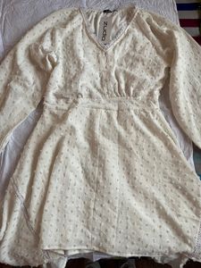Pretty Off White Dress