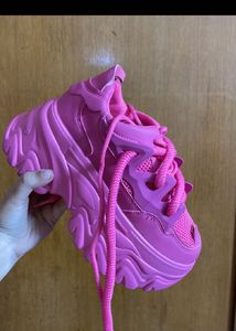 Size 37 Fushia Sneakers