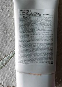 Innisfree Tone Up Sunscreen