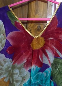 Purple Anarkali
