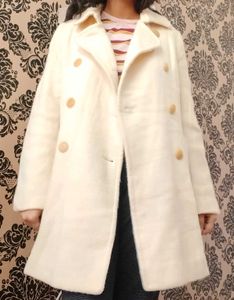 Cream Wool Overcoat: Classic and Versatile