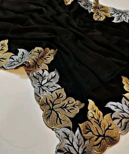 Elegant Black Saree