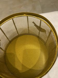 Gold Bird Cage Decor