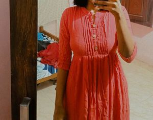 Peach Colour Dress
