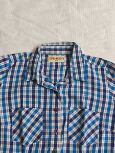 🆕 Blue Shades Checkered Shirt