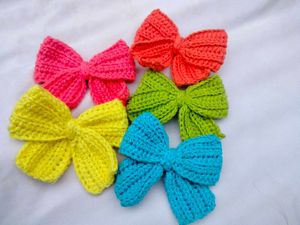 Crochet Hair Bow