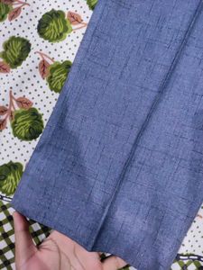 Bluish Grey Formal Trousers