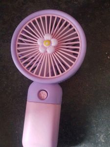 Cute Pink Portable Mini Fan
