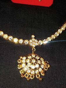 Golden White Stone Amazing Jewellery Set