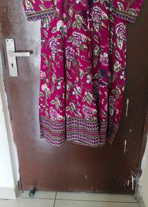 New Unused PureCotton Flared Anarkali Suit