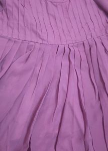 Lavender Chiffon Dress