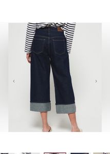 SUPERDRYPheobe Wide Leg Jeans with Upturned Hems