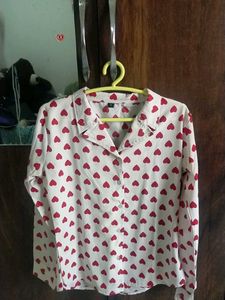Heart Print Shirt