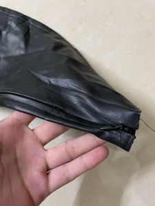 ZARA imported leather pant