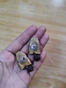 Terracotta Trishul Ethnic Earrings - Set of 2