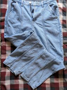 A Blue Boyfriend Jeans