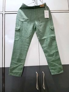 Green Cargo Jeans For Women