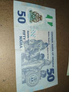 Nigerian 50 Naira Currency